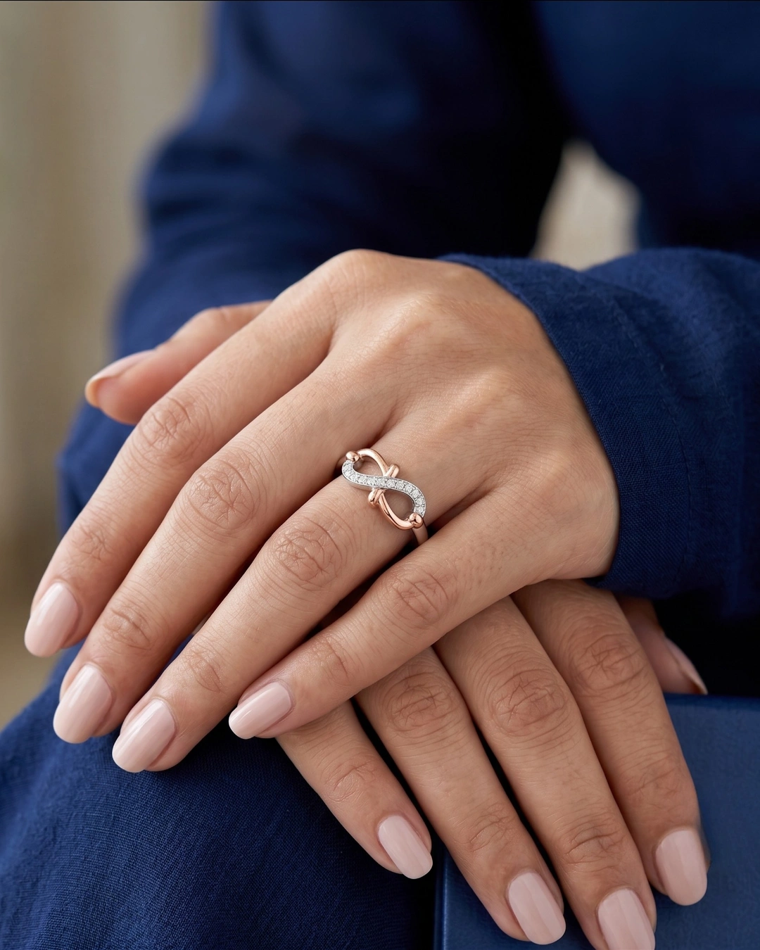 Aeterna Infinity 925 Sterling Silver Ring