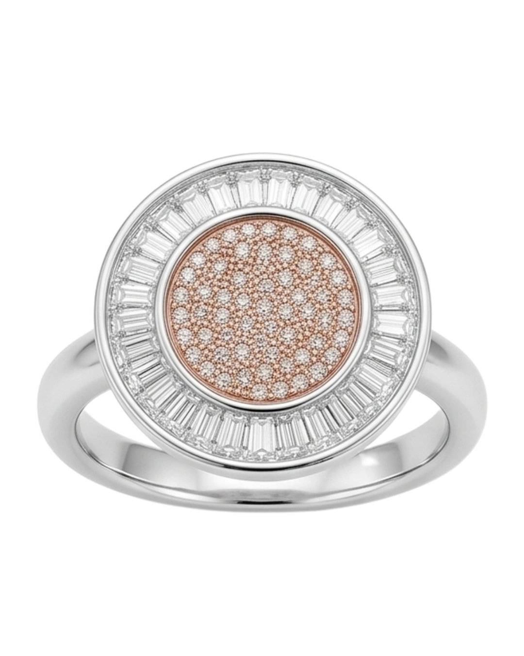 Solaris Medallion 925 Sterling Silver Ring for Women