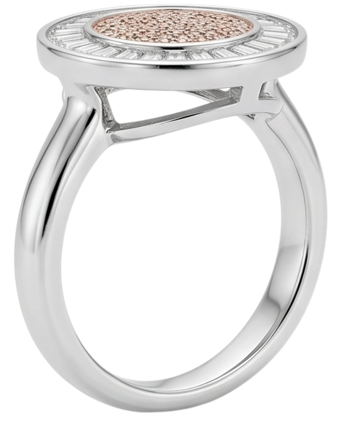 Solaris Medallion 925 Sterling Silver Ring for Women