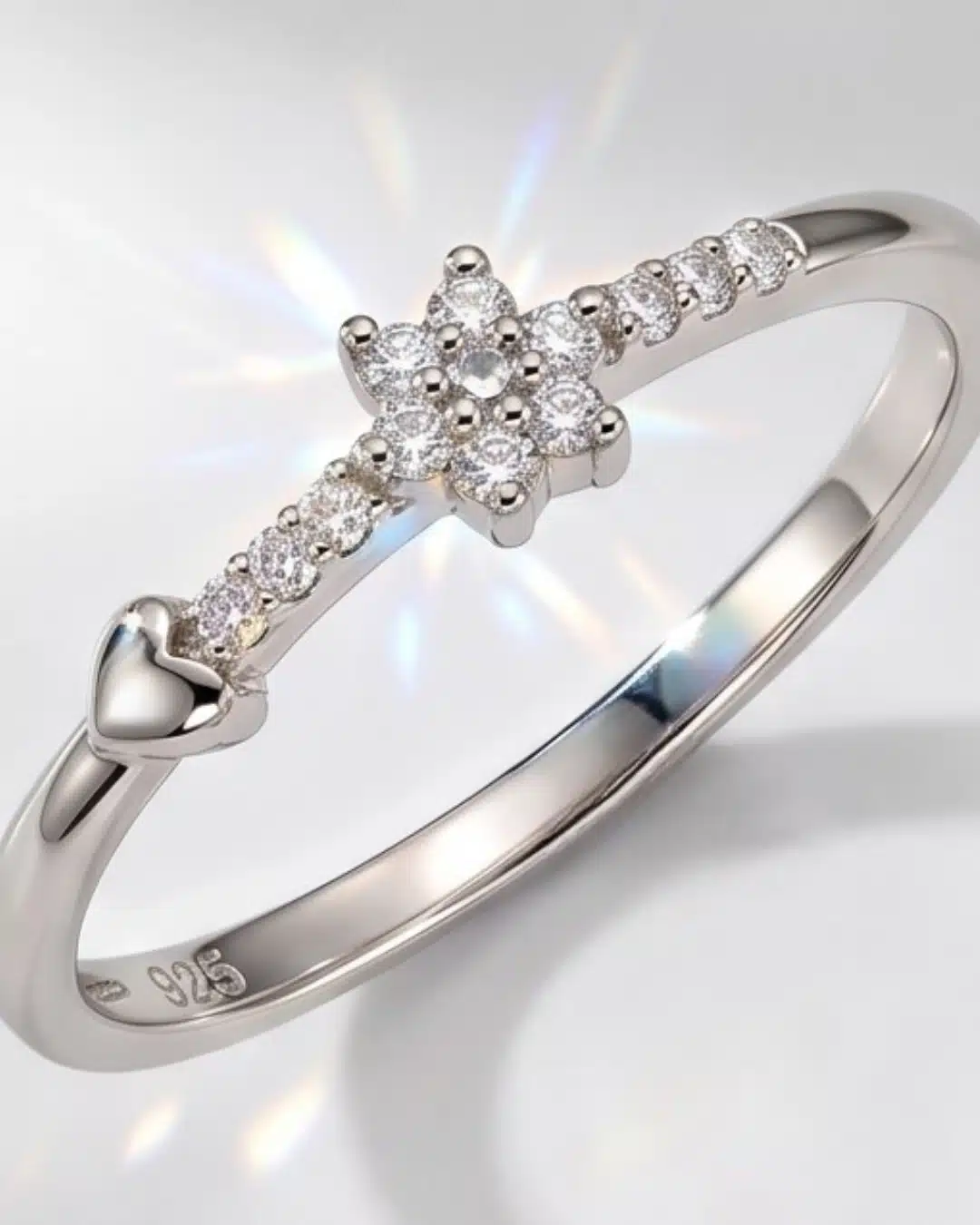 Nova Arrow 925 Sterling Silver Ring for Women