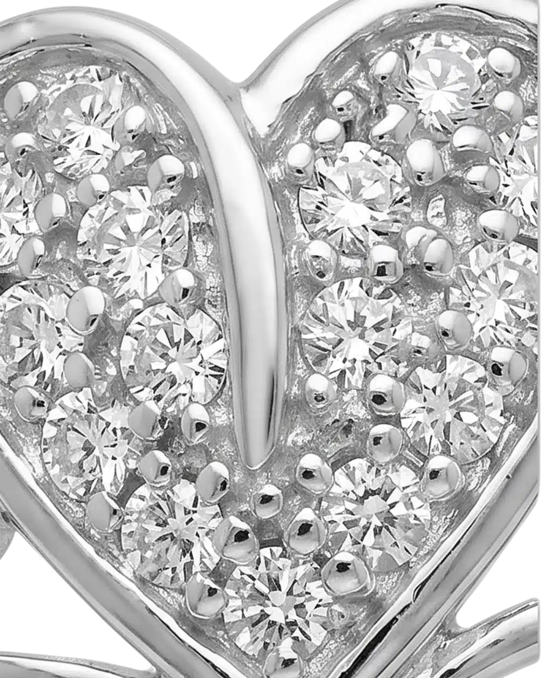 Celeste Heart 925 Sterling Silver Ring for Women