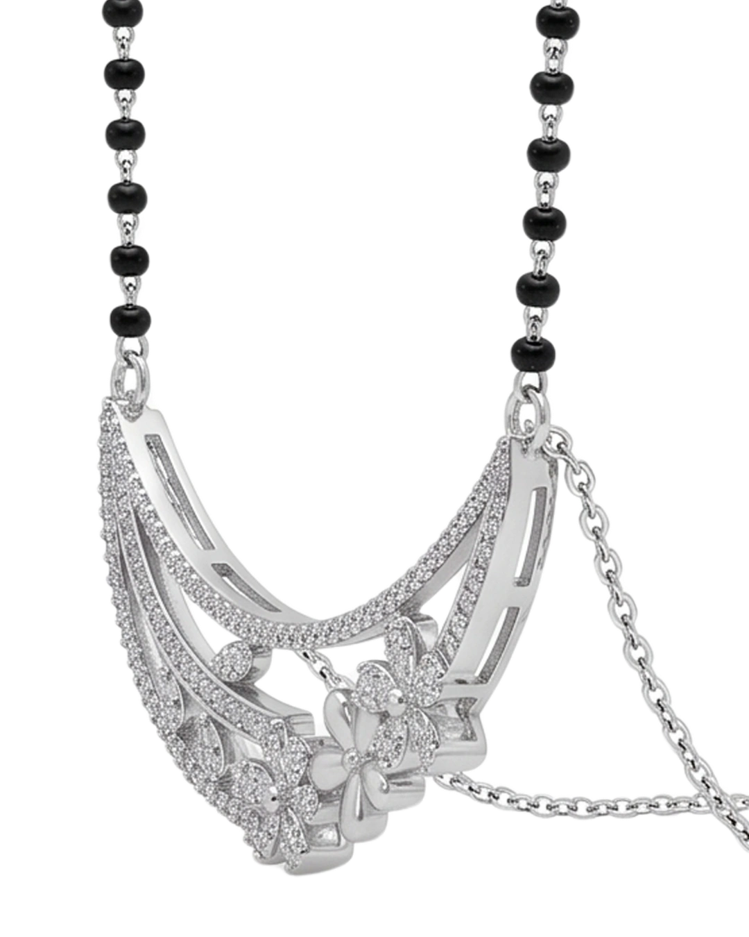 Kavya Meadow 925 Sterling Silver Mangalsutra for Women
