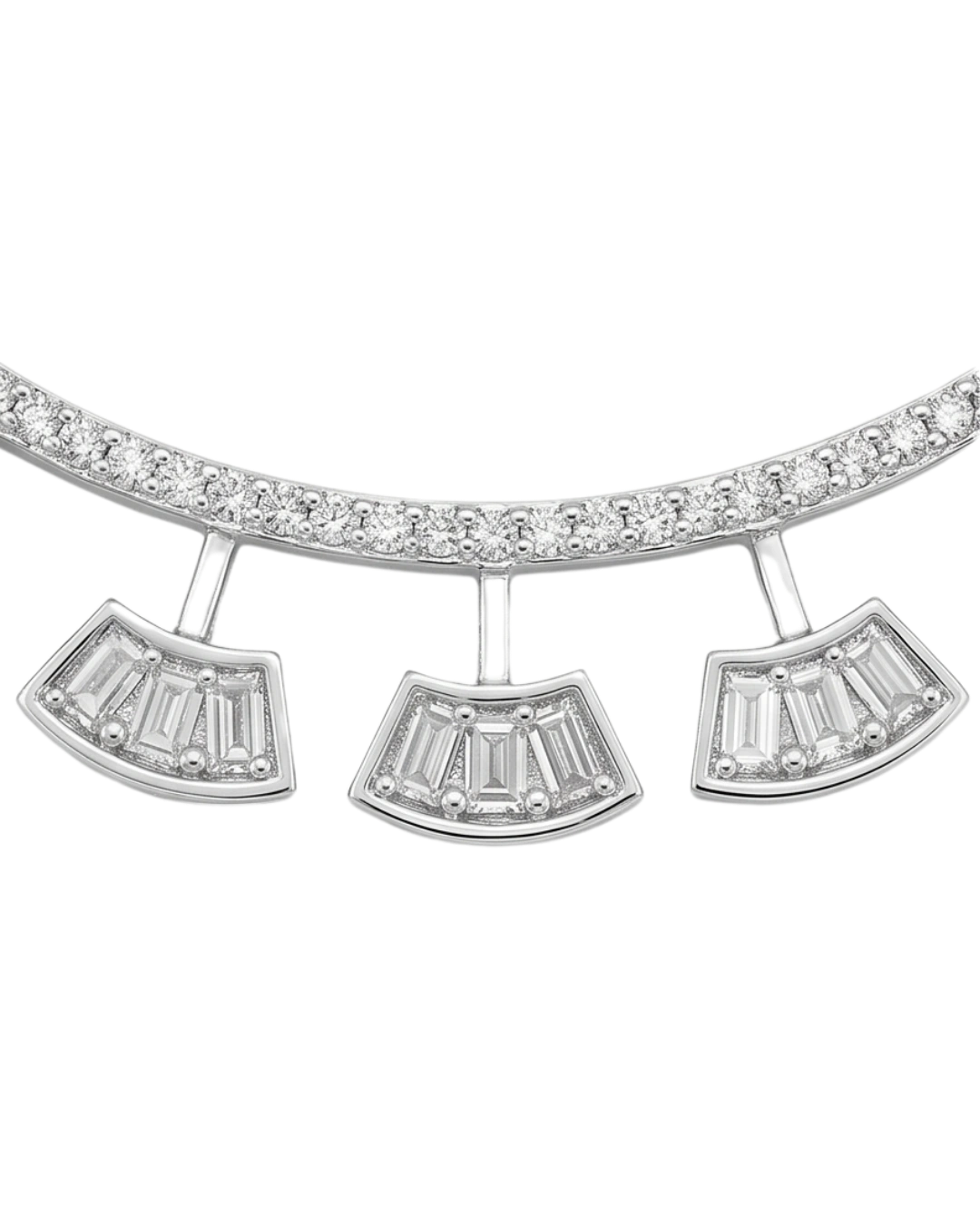 Maya Fan Fringe 925 Sterling Silver Mangalsutra for Women
