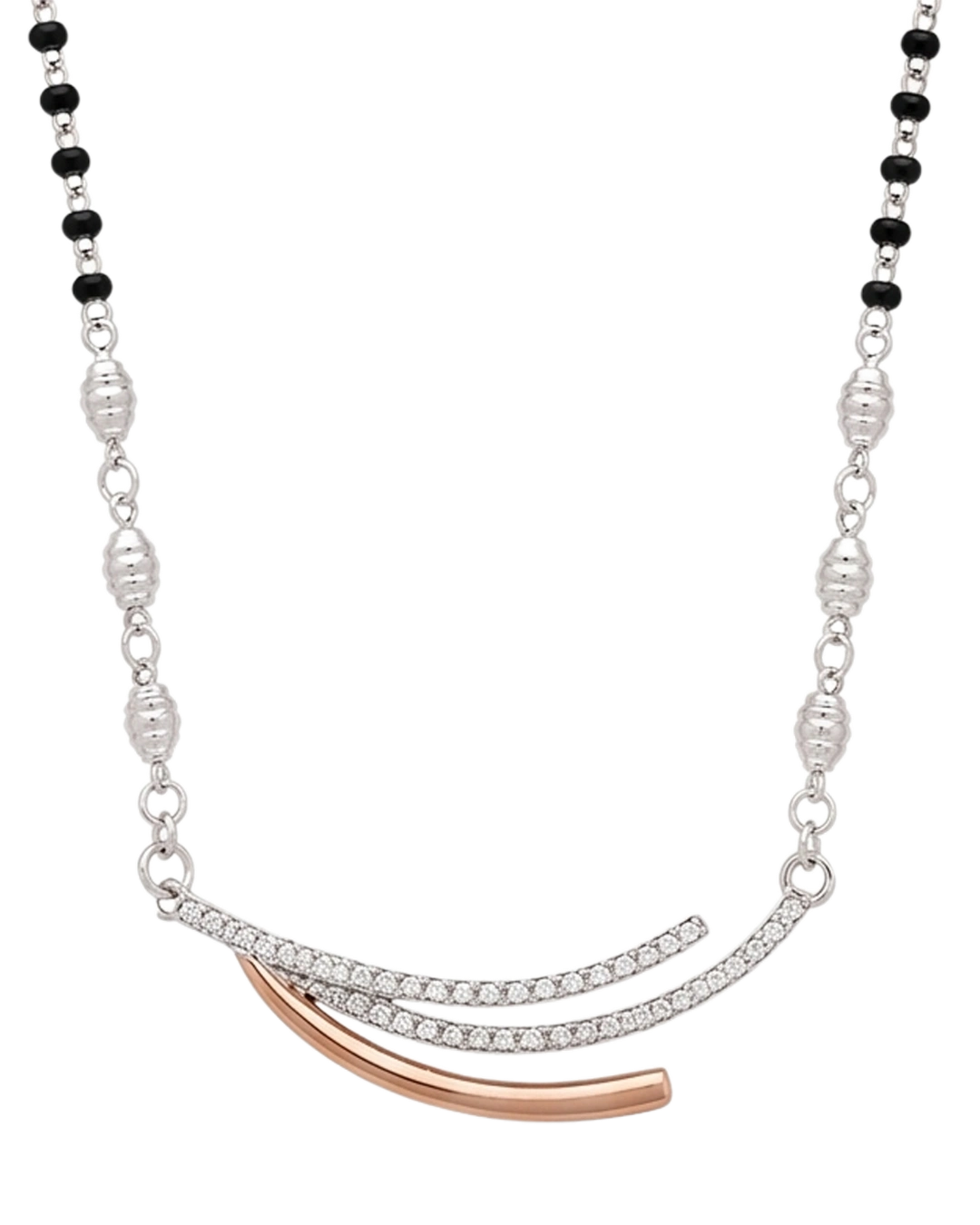 Tara Wave 925 Sterling Silver Mangalsutra for Women
