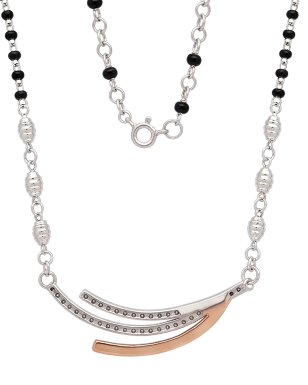 Tara Wave 925 Sterling Silver Mangalsutra for Women