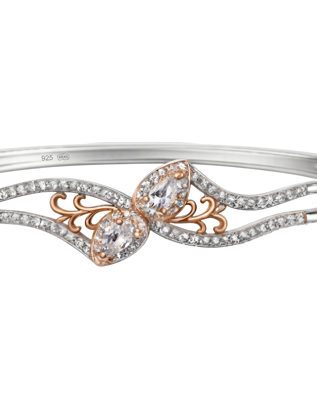 Elina Pear Bloom 925 Sterling Silver Bracelet for Women