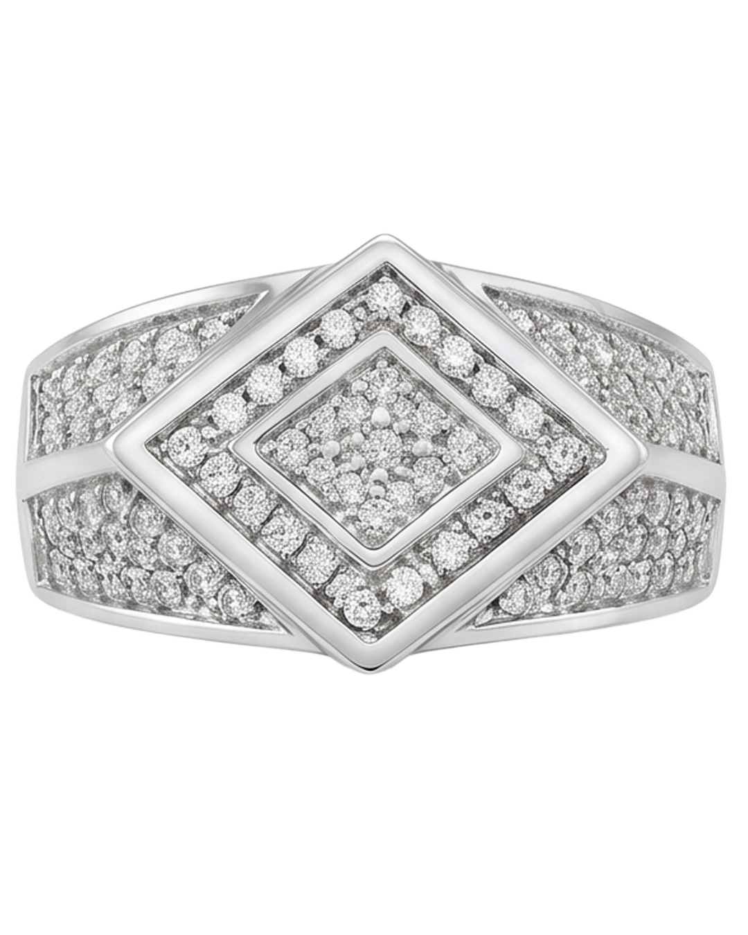 Aegis Rhombus 925 Sterling Silver Ring for Men