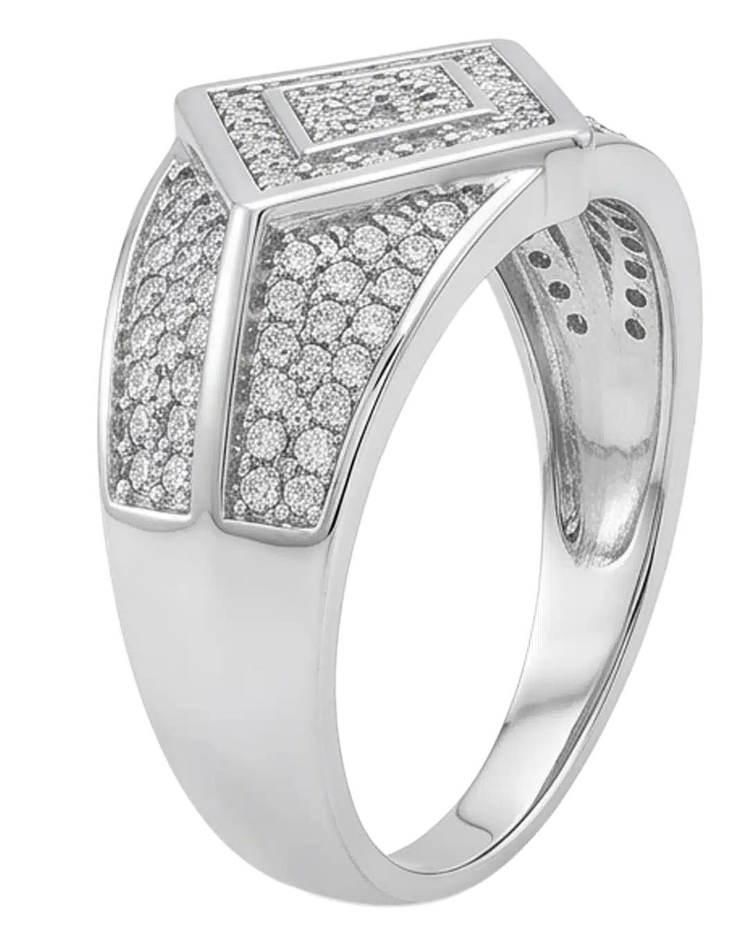 Aegis Rhombus 925 Sterling Silver Ring for Men