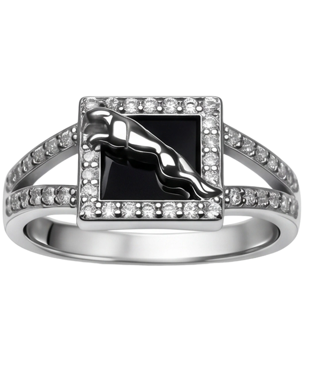 Apex Panthera 925 Sterling Silver Ring for Men
