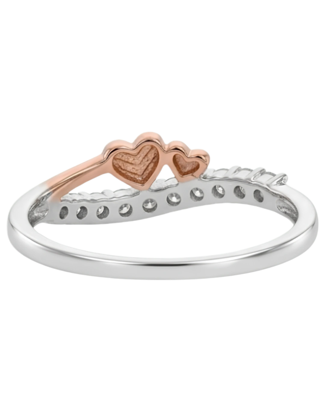 Amora Chevron 925 Sterling Silver Ring for Women