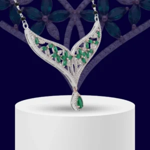 Prana Foliage 925 Sterling Silver Mangalsutra for Women