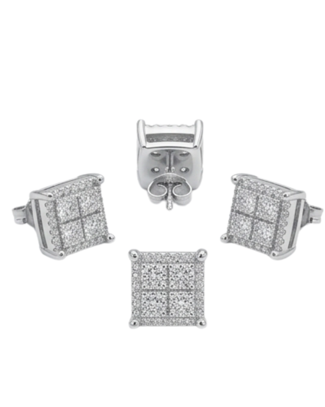 Quadra Solis 925 Sterling Silver Earrings for Women