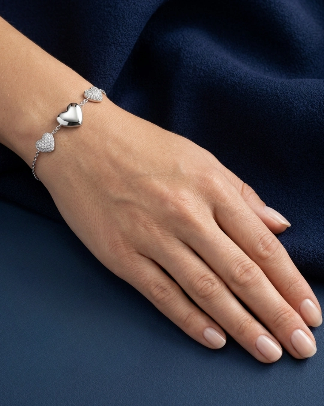 Amora Pulse 925 Sterling Silver Bracelet for Women