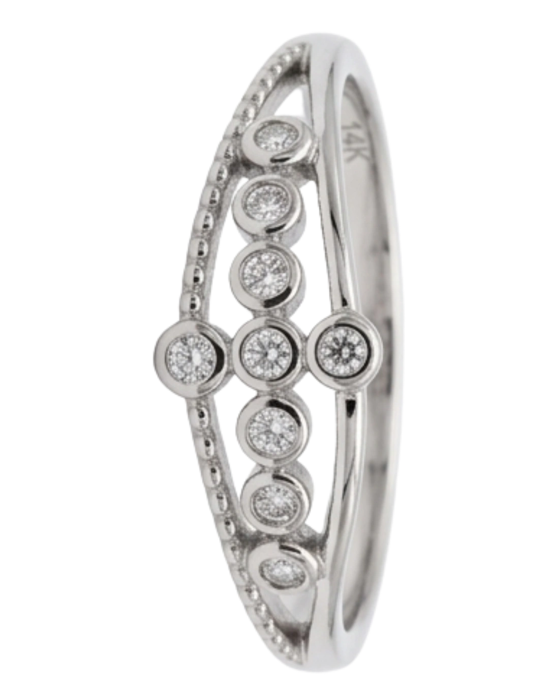 Astris Bezel 925 Sterling Silver Ring for Women