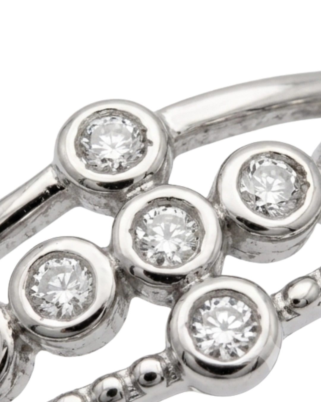 Astris Bezel 925 Sterling Silver Ring for Women