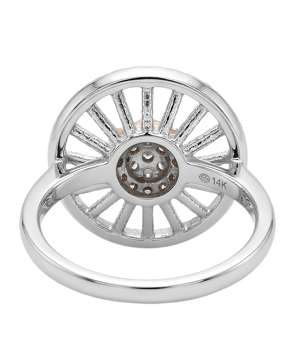Helia Spoke 925 Sterling Silver Ring for Women