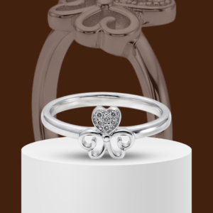 Fairy Tiara 925 Sterling Silver Ring for Kids