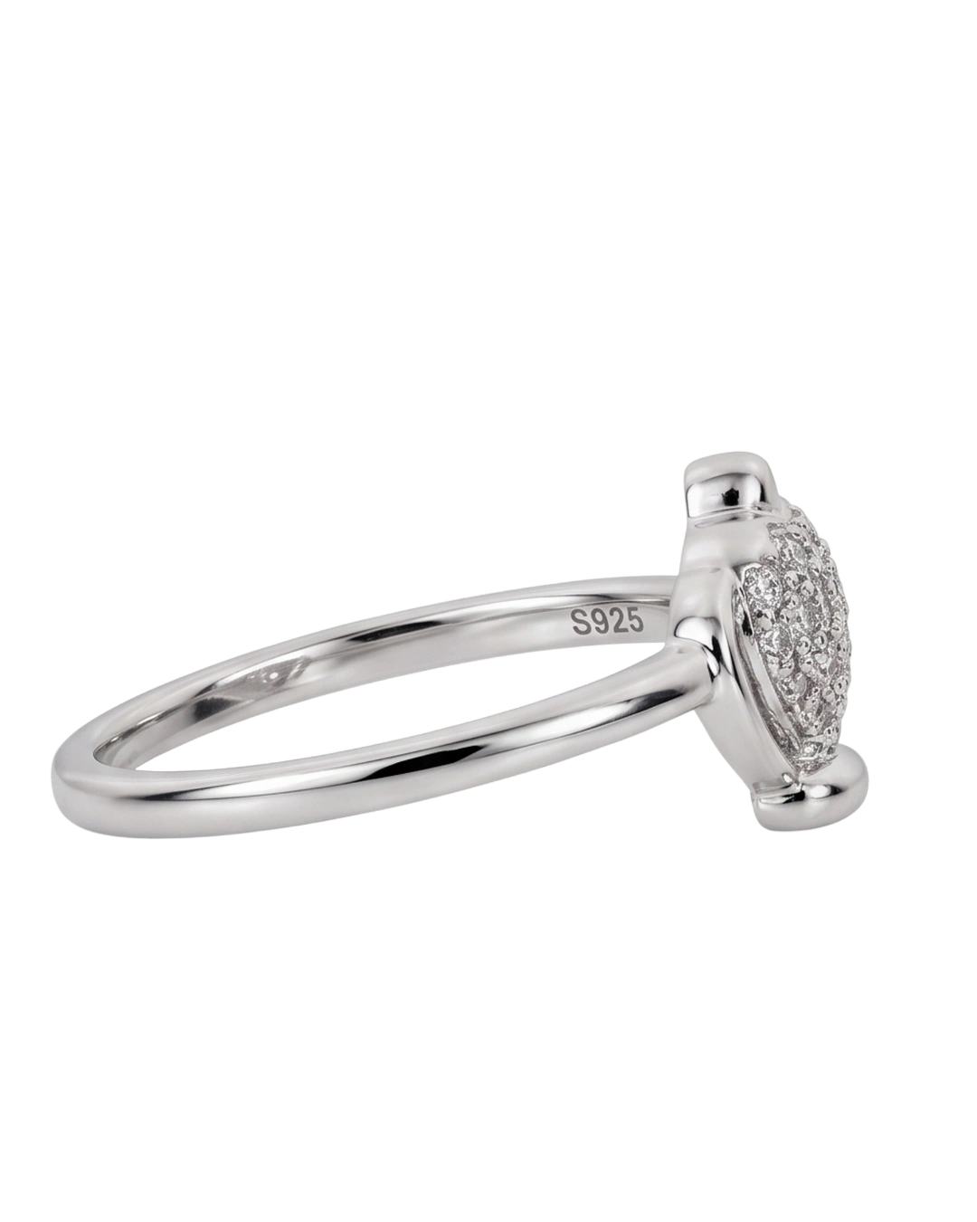 Petite Tiara Crown 925 Sterling Silver Ring for Kids