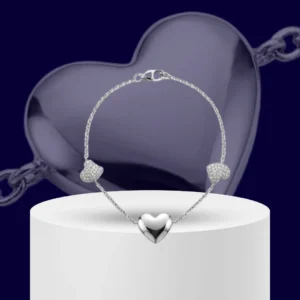 Amora Pulse 925 Sterling Silver Bracelet for Women
