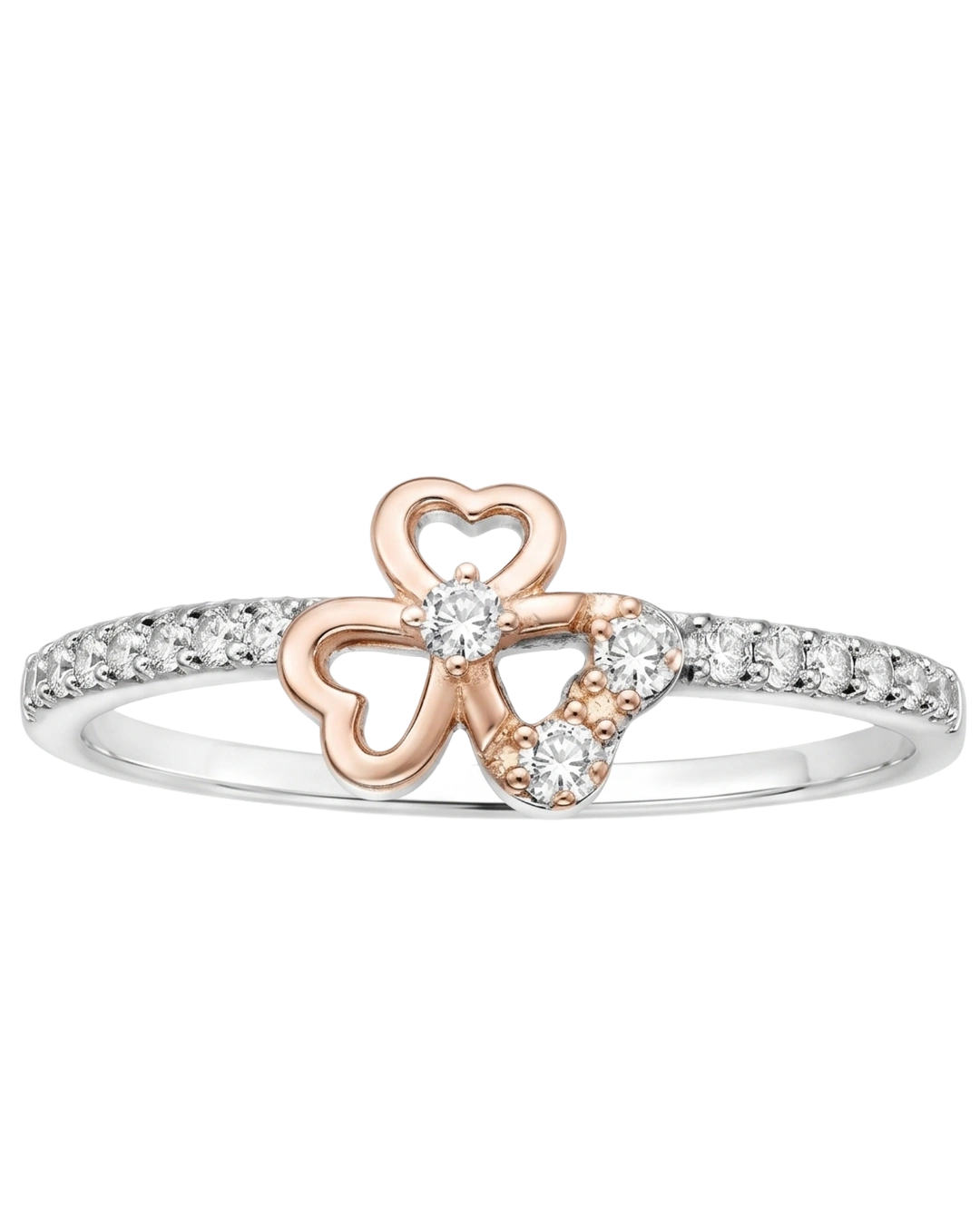 Aura Trefoil 925 Sterling Silver Ring
