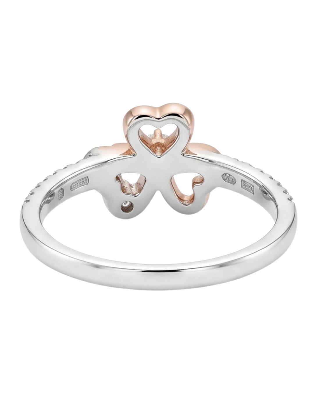 Aura Trefoil 925 Sterling Silver Ring