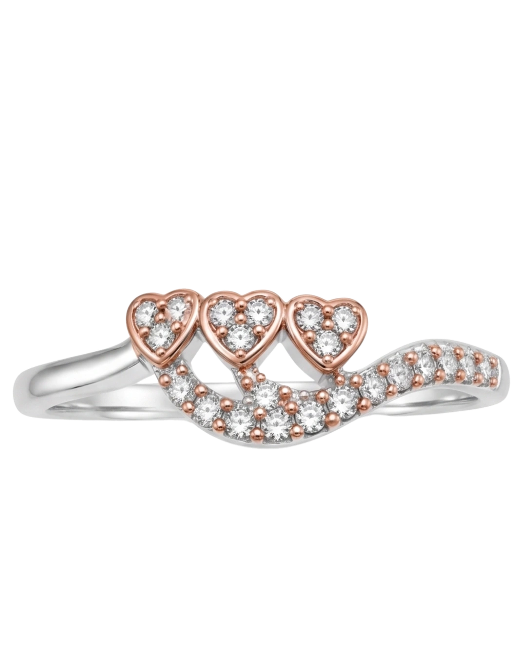 Triad Affection 925 Sterling Silver Ring