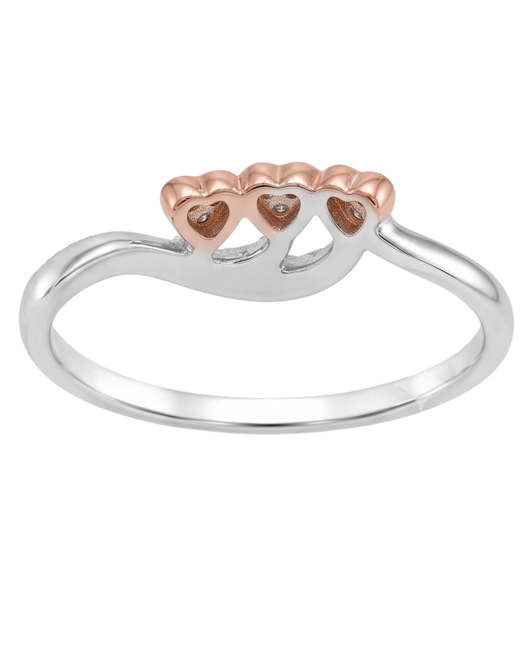 Triad Affection 925 Sterling Silver Ring