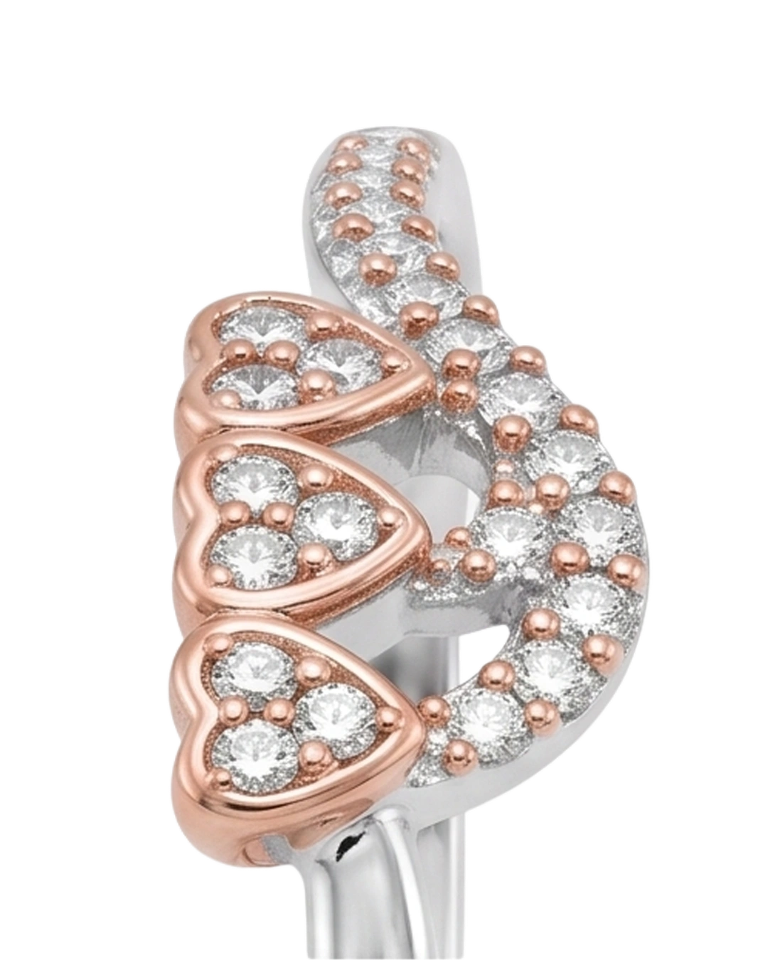Triad Affection 925 Sterling Silver Ring