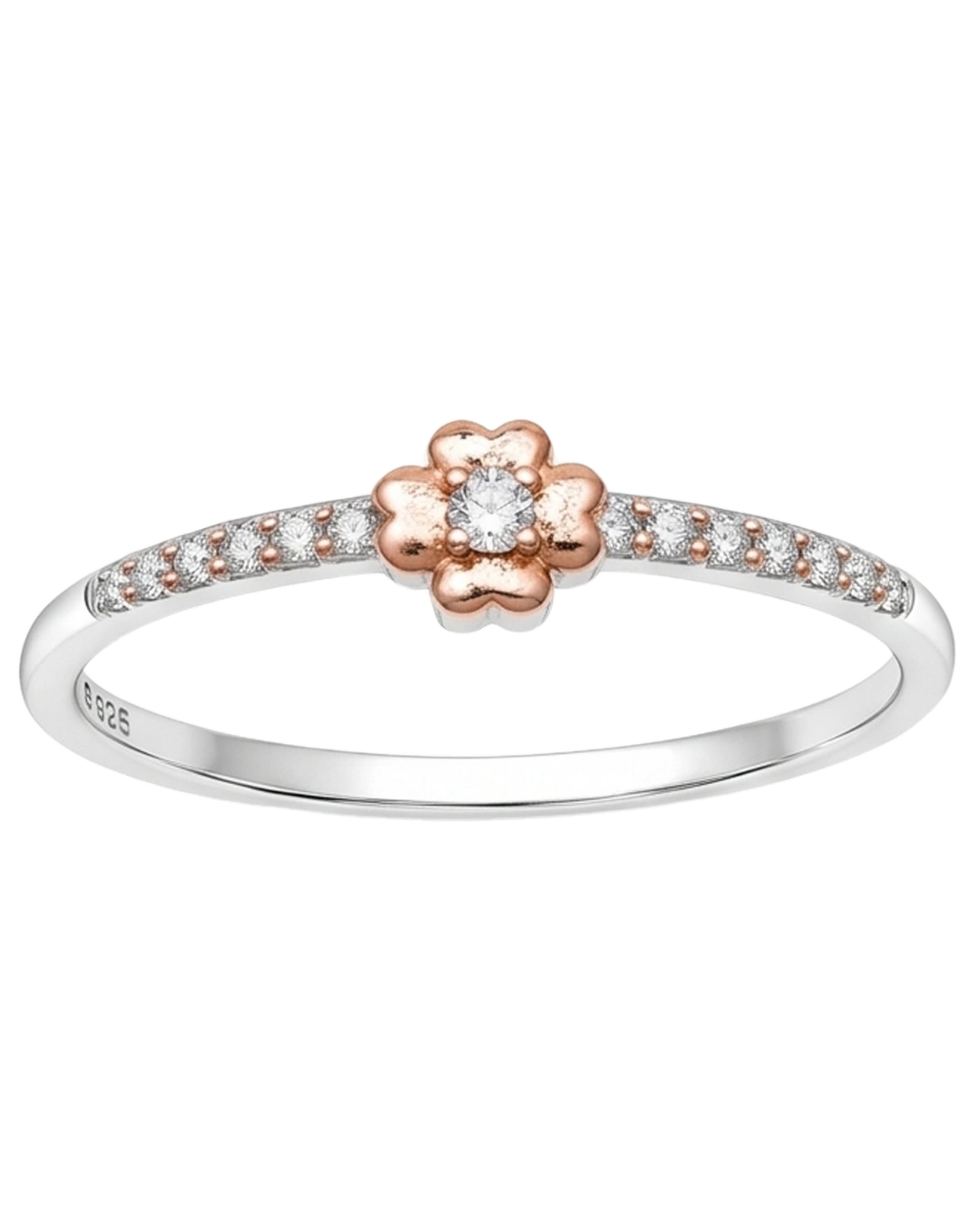Blush Floret 925 Sterling Silver Ring