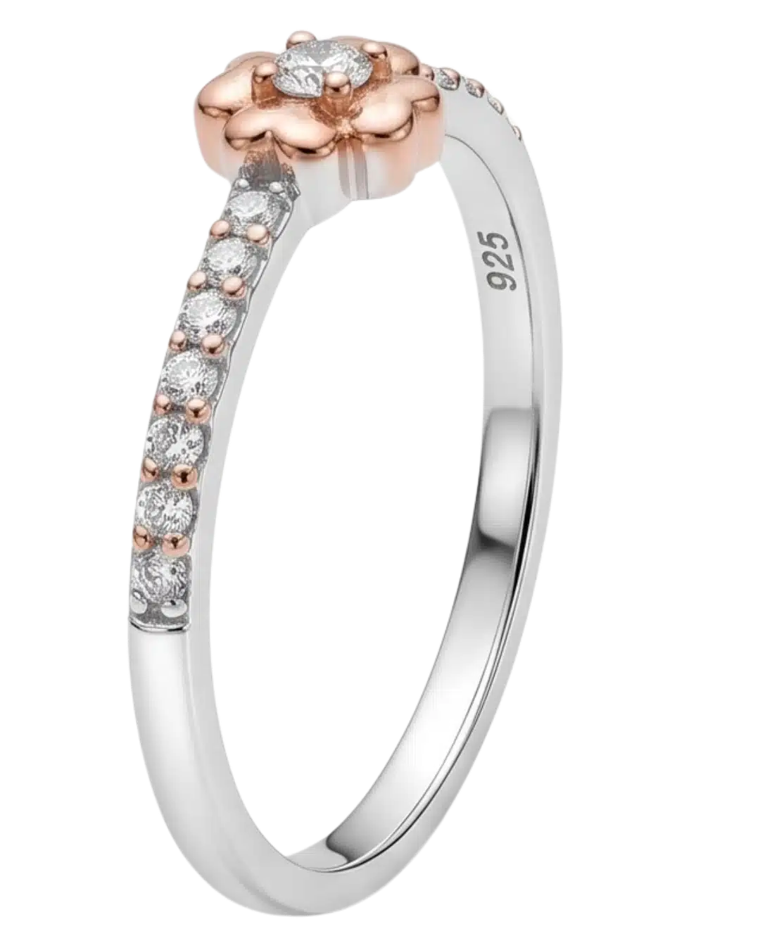 Blush Floret 925 Sterling Silver Ring