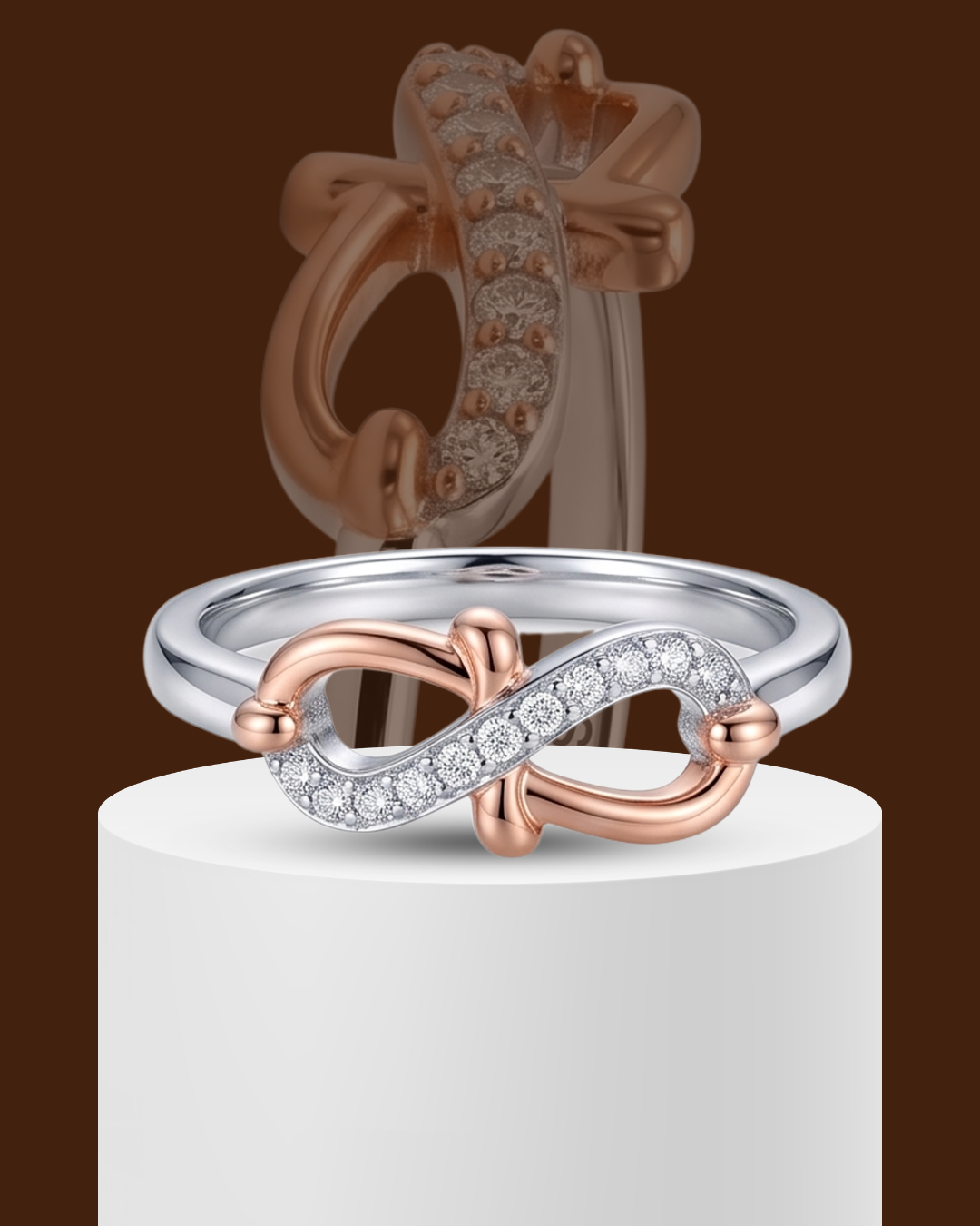 Aeterna Infinity 925 Sterling Silver Ring