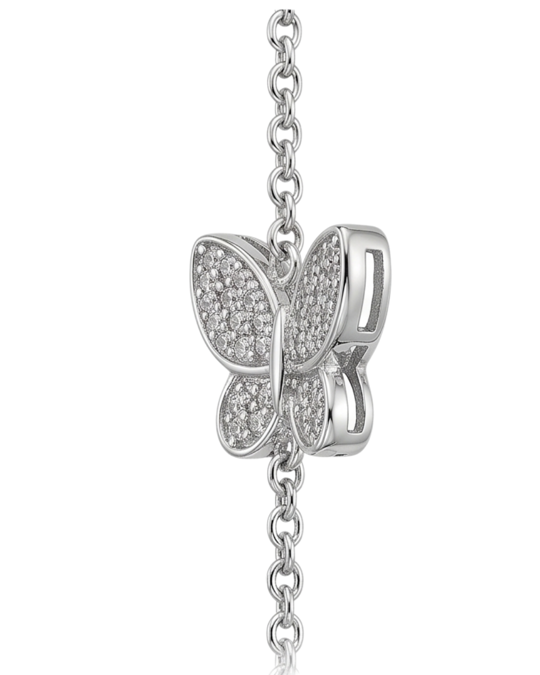 Mariposa Meadow Butterfly 925 Sterling Silver Bracelet for Women