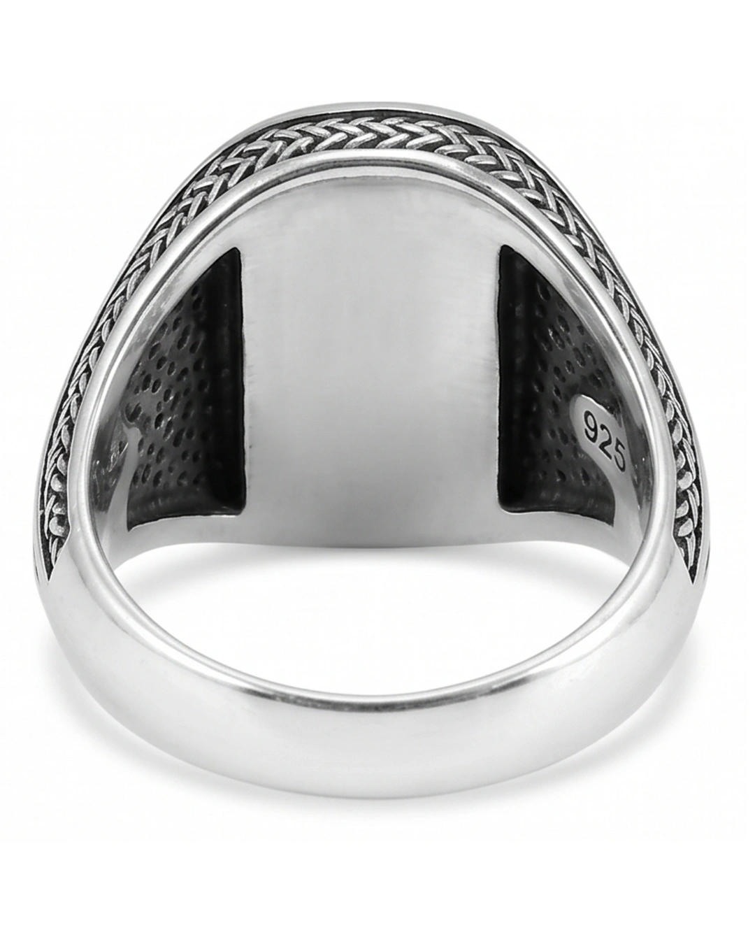 Vulcan Horizon Carnelian 925 Sterling Silver Ring for Men