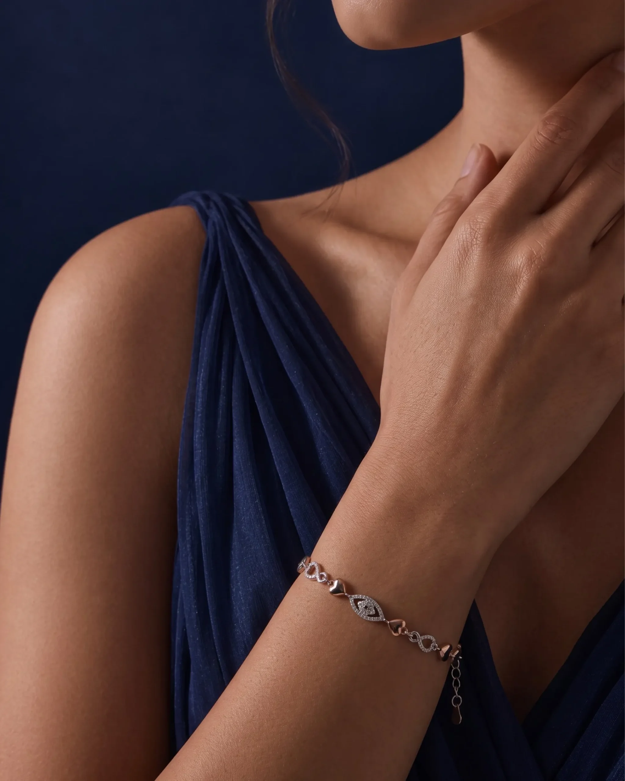 Astraea Eye 925 Sterling Silver Bracelet for Women | VIRA