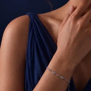 Amorel Trillium 925 Sterling Silver Bracelet for Women | VIRA
